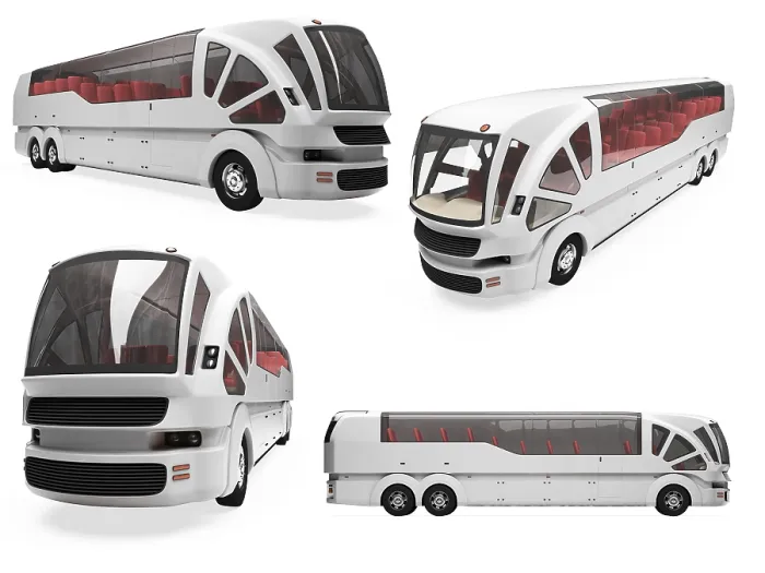 Framed Print : Concept Bus Print - Isolated Collection Framed Print : Concept Bus Print - Isolated Collection