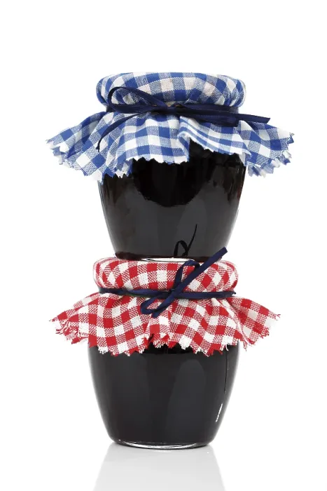Framed Print : Two Jars of Blackberry Jam Print Framed Print : Two Jars of Blackberry Jam Print