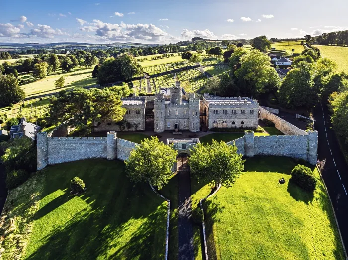 Framed Print : Jedburgh Castle Print from a Drone, Scottish Borders, UK Framed Print : Jedburgh Castle Print from a Drone, Scottish Borders, UK
