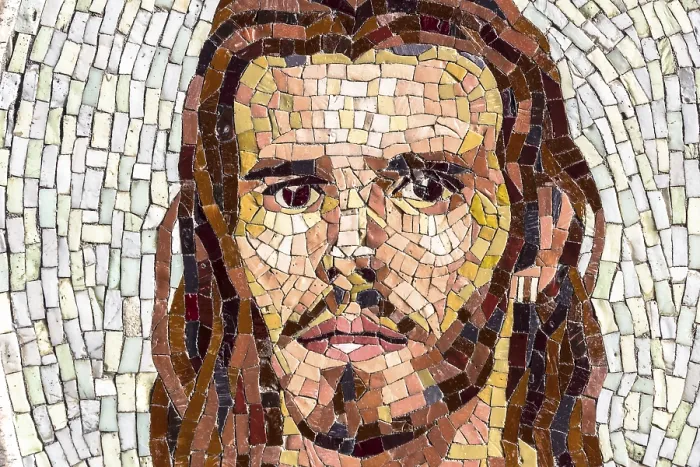 Framed Print : Ancient Techniques Used in Jesus Print Mosaic Framed Print : Ancient Techniques Used in Jesus Print Mosaic