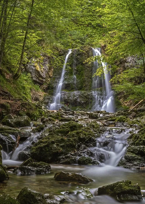 Framed Print : Josefsthal Waterfall Print Framed Print : Josefsthal Waterfall Print