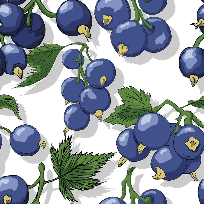 Framed Print : Jostaberries Repeating Pattern Print Framed Print : Jostaberries Repeating Pattern Print
