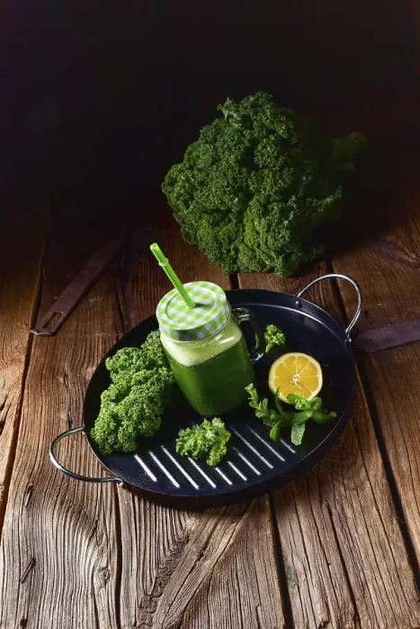 Framed Print : Kale Smoothie Print
