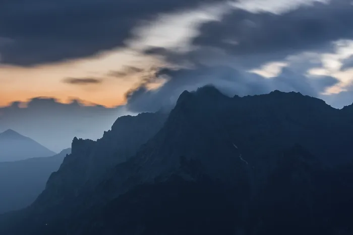 Framed Print : Karwendel Mountains Night Print, Arnspitze, Mittenwald, Germany Framed Print : Karwendel Mountains Night Print, Arnspitze, Mittenwald, Germany