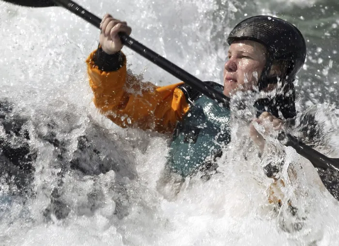 Framed Print : Risky Kayaking Print Framed Print : Risky Kayaking Print