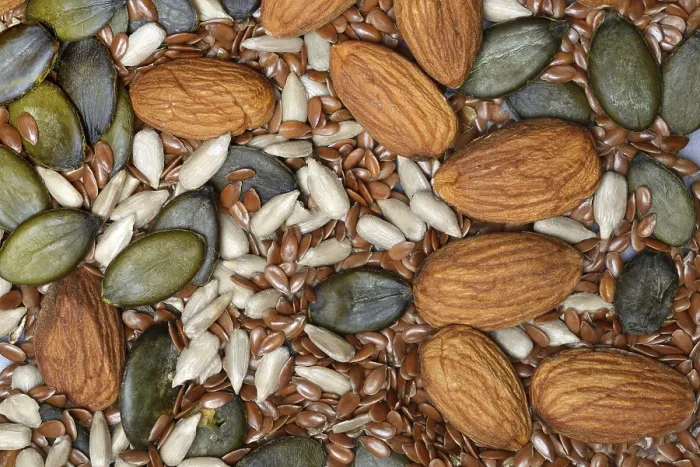 Framed Print : Print of Mixed Seeds and Nuts Framed Print : Print of Mixed Seeds and Nuts