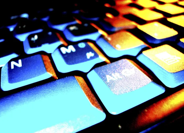 Framed Print : Keyboard Print in Various Colors Framed Print : Keyboard Print in Various Colors