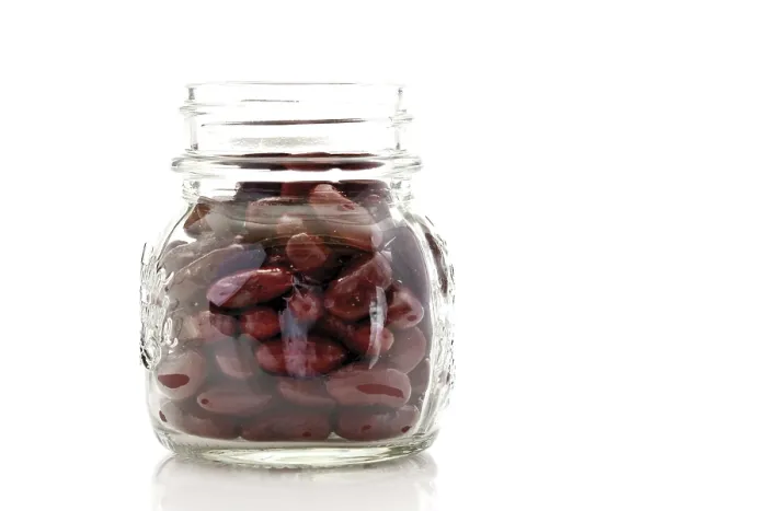 Framed Print : Kidney Beans in a Jar Print Framed Print : Kidney Beans in a Jar Print