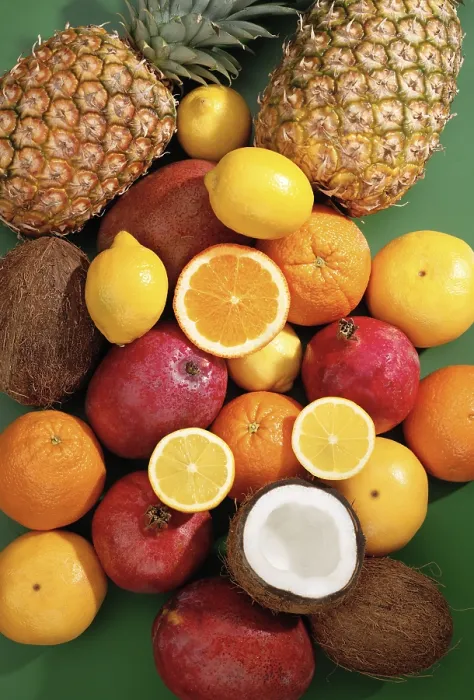 Framed Print : Color Print of Various Fruits