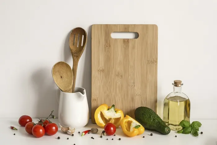 Framed Print : Kitchenware Print with Vegetables and Spices Framed Print : Kitchenware Print with Vegetables and Spices