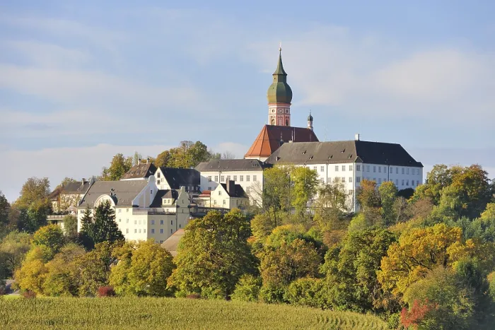 Framed Print : Kloster Andechs Benedictine Monastery Print, Germany Framed Print : Kloster Andechs Benedictine Monastery Print, Germany