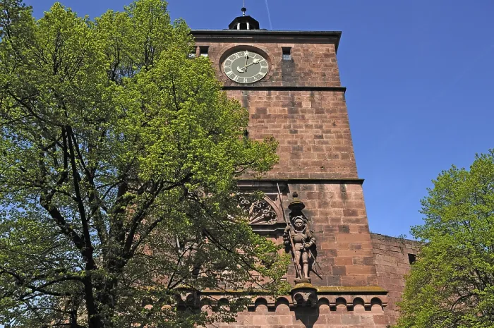 Framed Print : Heidelberg Castle Gate Tower Print, 1541