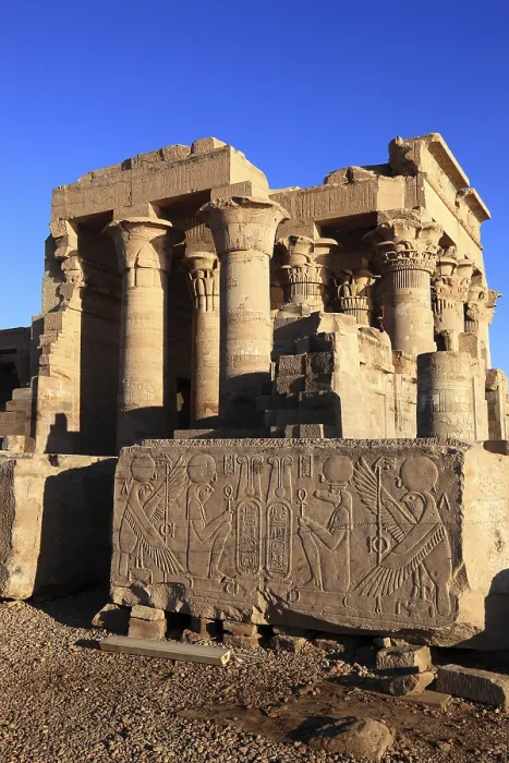 Framed Print : Kom Ombo Temple Print: Columns on the Nile Framed Print : Kom Ombo Temple Print: Columns on the Nile