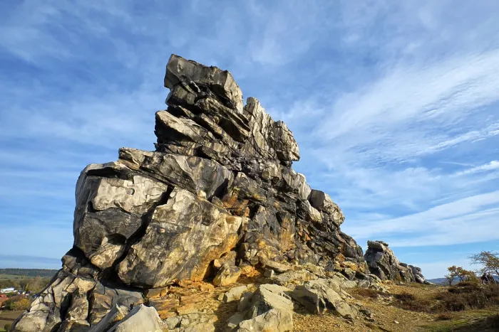 Framed Print : Konigstein Rock Formation Print, Teufelsmauer Nature Reserve Framed Print : Konigstein Rock Formation Print, Teufelsmauer Nature Reserve