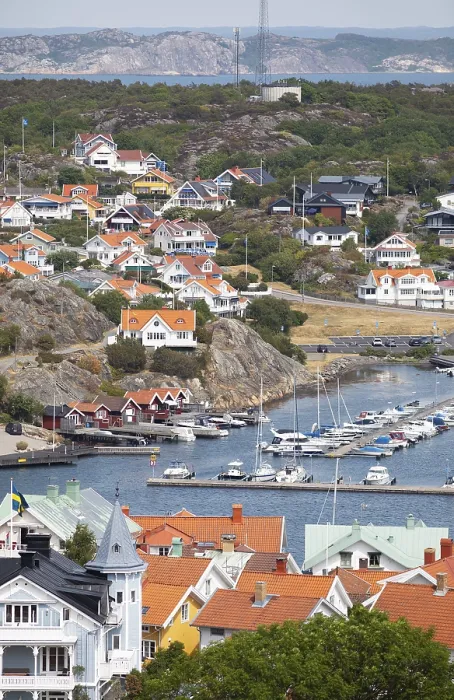 Framed Print : Marstrand Koon Archipelago Print, Sweden Framed Print : Marstrand Koon Archipelago Print, Sweden