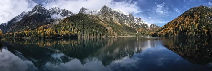 Framed Print : Lake Antholz Print Framed Print : Lake Antholz Print