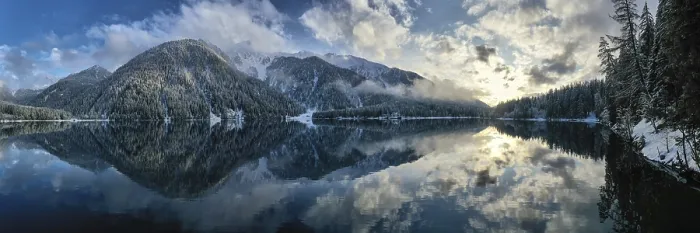 Framed Print : Lake Antholz Print Framed Print : Lake Antholz Print