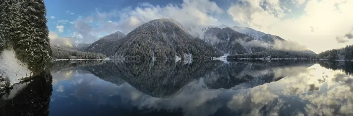 Framed Print : Lake Antholz Print Framed Print : Lake Antholz Print