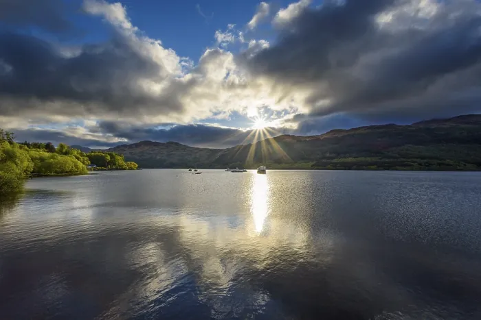 Framed Print : Loch Lomond Spring Print, Scotland Framed Print : Loch Lomond Spring Print, Scotland