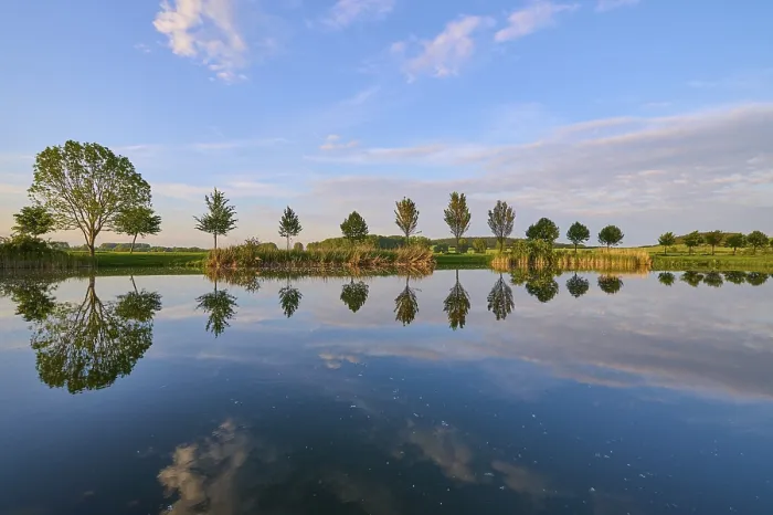 Framed Print : Lake in Spring, Drei Gleichen, Germany Print Framed Print : Lake in Spring, Drei Gleichen, Germany Print