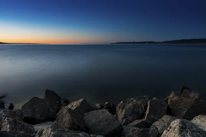 Framed Print : Lake Vättern Evening Light Print, Sweden Framed Print : Lake Vättern Evening Light Print, Sweden