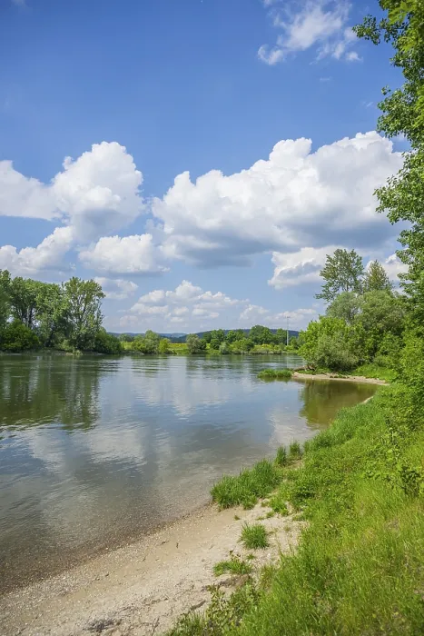Framed Print : Danubia River Landscape Print, Upper Palatinate, Bavaria Framed Print : Danubia River Landscape Print, Upper Palatinate, Bavaria
