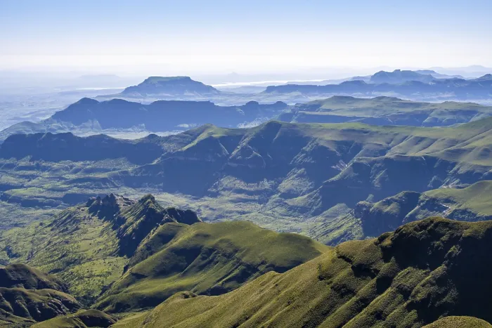 Framed Print : Landscape Print - Drakensberg Mountains, South Africa Framed Print : Landscape Print - Drakensberg Mountains, South Africa