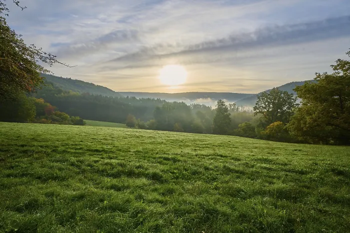 Framed Print : Odenwald Landscape Print: Kirchzell, Bavaria, Germany Framed Print : Odenwald Landscape Print: Kirchzell, Bavaria, Germany