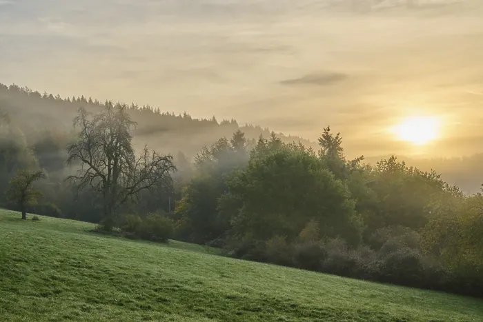 Framed Print : Odenwald Landscape Print, Bavaria Germany Framed Print : Odenwald Landscape Print, Bavaria Germany