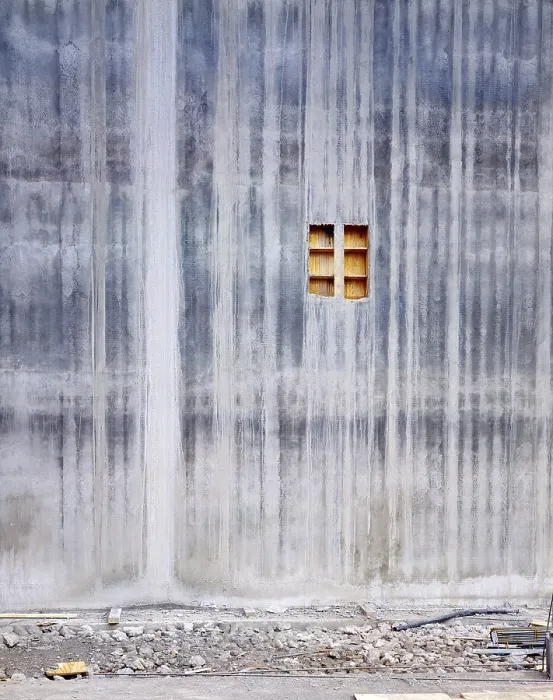 Framed Print : Large Concrete Wall with Small Window Wicket Print Framed Print : Large Concrete Wall with Small Window Wicket Print