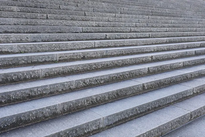 Framed Print : Large Diagonal Staircase Print with Textured Background