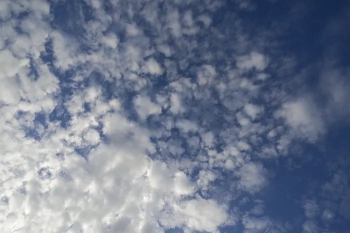 Framed Print : Large Fleecy Clouds Print, Altocumulus Over Germany