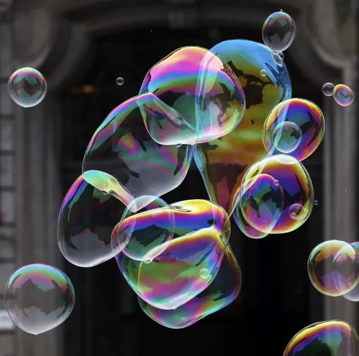 Framed Print : Large Soap Bubbles in Flight Print, Antwerp, Belgium Framed Print : Large Soap Bubbles in Flight Print, Antwerp, Belgium