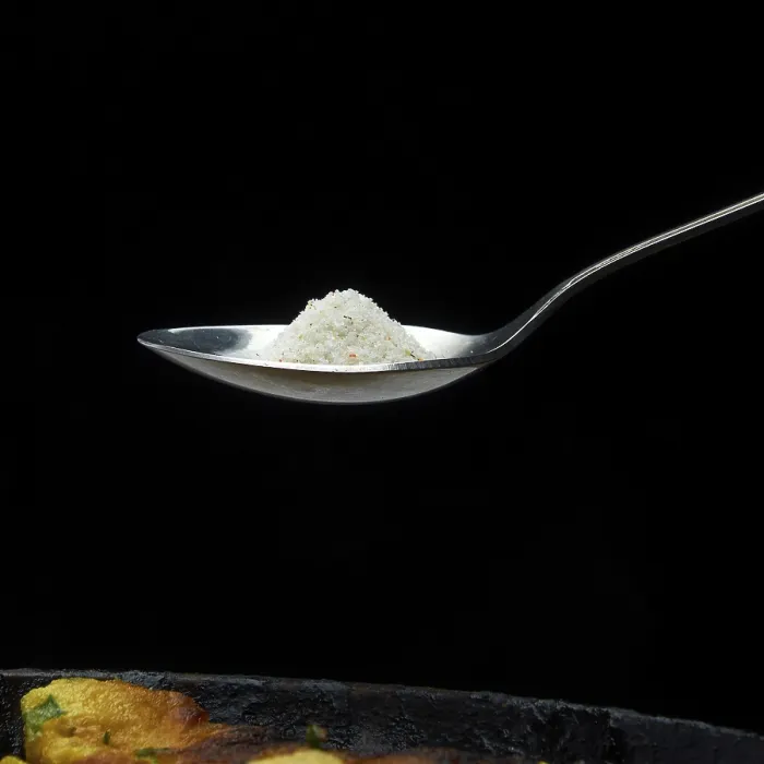 Framed Print : Large Spoon of Salt Print on Dark Background Framed Print : Large Spoon of Salt Print on Dark Background
