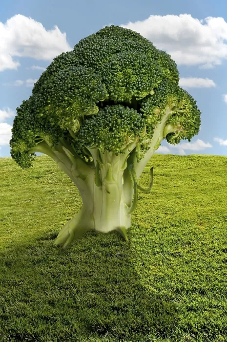 Framed Print : Large Tree of Broccoli Print Framed Print : Large Tree of Broccoli Print