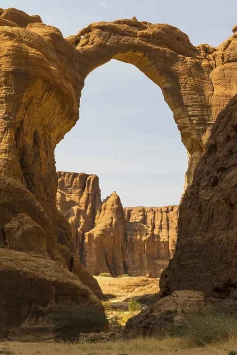 Framed Print : Third Largest Rock Arch Print, Ennedi Plateau, Chad Framed Print : Third Largest Rock Arch Print, Ennedi Plateau, Chad