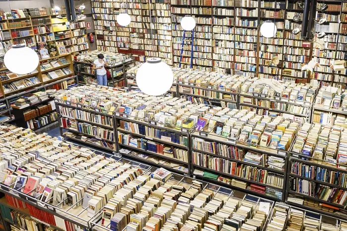 Framed Print : The Largest Second-Hand Bookstore in Spain Print Framed Print : The Largest Second-Hand Bookstore in Spain Print