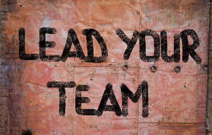 Framed Print : Lead Your Team Print Concept