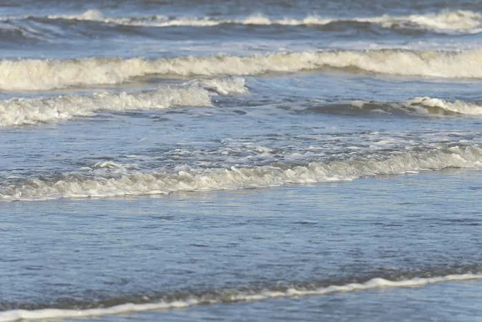 Framed Print : North Sea Waves Print, Norderney Beach Framed Print : North Sea Waves Print, Norderney Beach