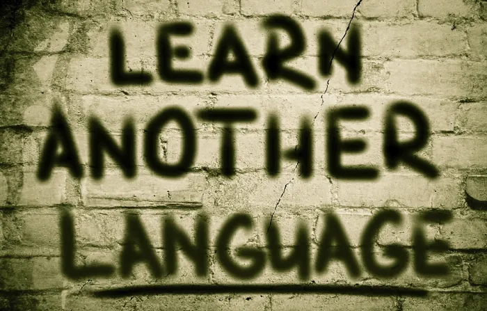 Framed Print : Learn Another Language Print Concept Framed Print : Learn Another Language Print Concept