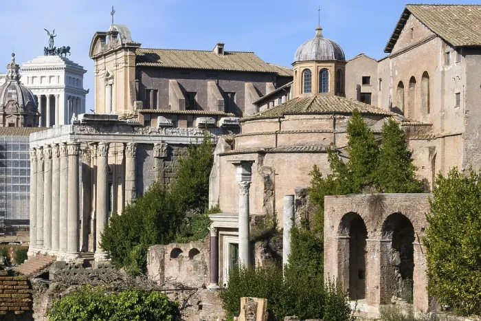 Framed Print : Roman Forum Print: Left Temple of Faustina and Pius Framed Print : Roman Forum Print: Left Temple of Faustina and Pius