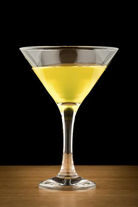 Framed Print : Lemon Martini Print on Black Background Framed Print : Lemon Martini Print on Black Background