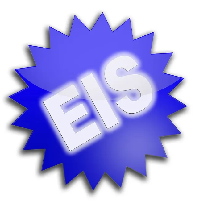 Framed Print : Ice Lettering 'Eis' Print Framed Print : Ice Lettering 'Eis' Print