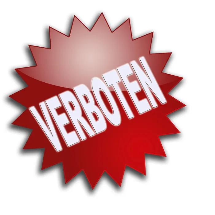Framed Print : Verboten Print: Forbidden Image from imageBROKER Framed Print : Verboten Print: Forbidden Image from imageBROKER