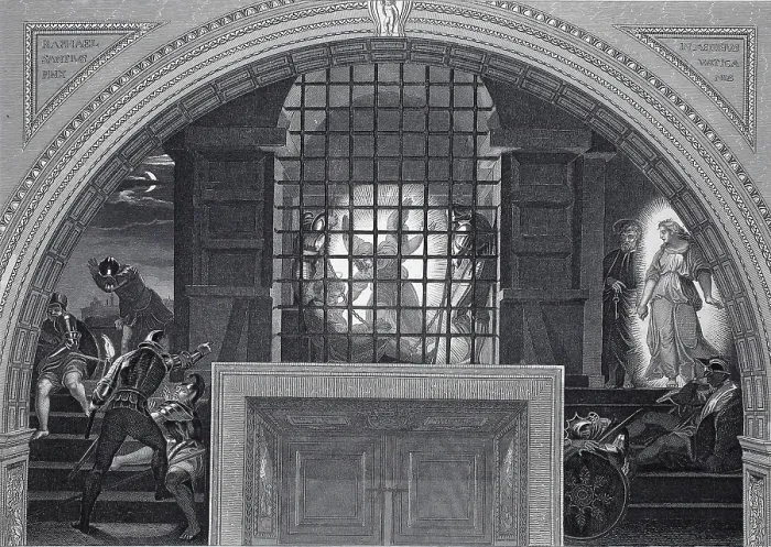 Framed Print : The Liberation of Peter, St. Peter Print Framed Print : The Liberation of Peter, St. Peter Print