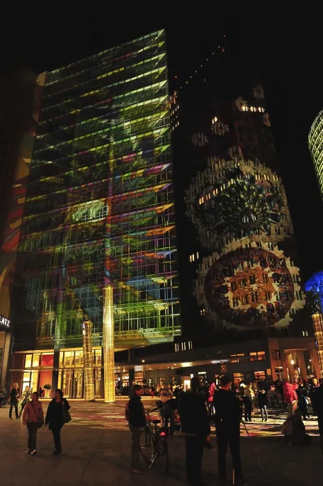 Framed Print : Potsdamer Platz Lichterfest Print Framed Print : Potsdamer Platz Lichterfest Print