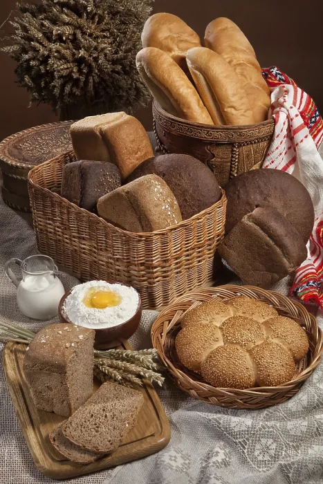 Framed Print : Still Life with Bread Print Framed Print : Still Life with Bread Print