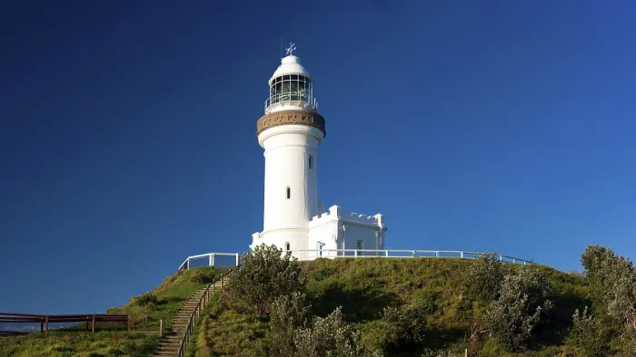 Framed Print : Byron Bay Lighthouse Print, Coastal Architecture Framed Print : Byron Bay Lighthouse Print, Coastal Architecture