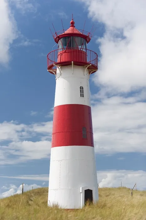 Framed Print : Ellenbogen Lighthouse Print, Sylt Island, Germany Framed Print : Ellenbogen Lighthouse Print, Sylt Island, Germany