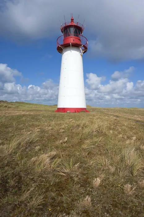 Framed Print : Ellenbogen Lighthouse Print, Sylt Island, Germany Framed Print : Ellenbogen Lighthouse Print, Sylt Island, Germany